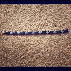 men’s broken, easy fix diamond bracelet